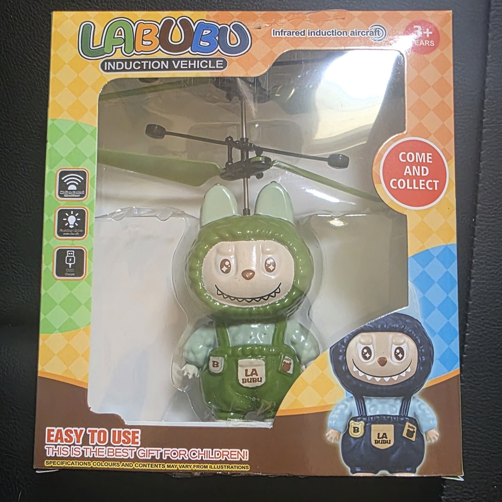 Wireless Flying Labubu - Green
